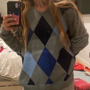 Argyle sweater